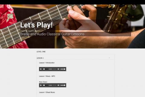 Let'sPlay! level one website page